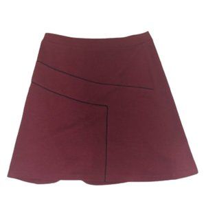 ---  Red Skirt w Black Piping Size 1X